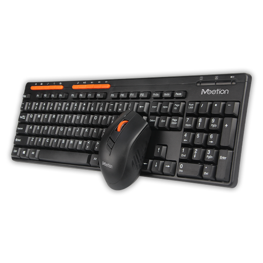 Wireless Multimedia Keyboard Mouse Combo Meetion 4100