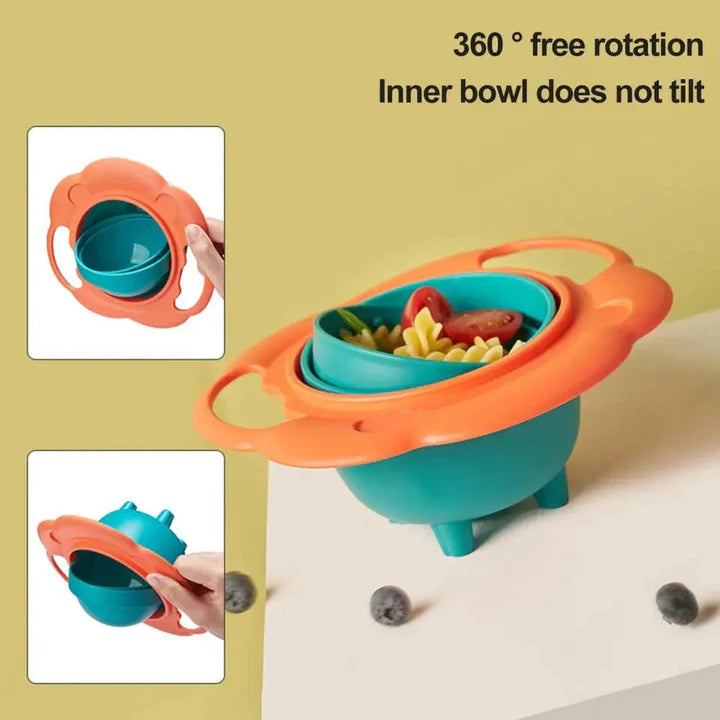 360 Degrees Rotate Baby Bowl