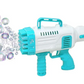 Bubble Gan 25 Holes Automatic Bubble Gun Toy Machine Gun Bubble Blower for Kids