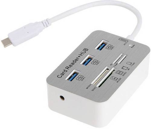 All in One Card Reader With Hub 3.0/3.1 + Card Reader