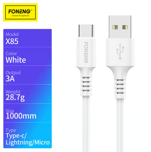 Fast Charging Cable Foneng X85