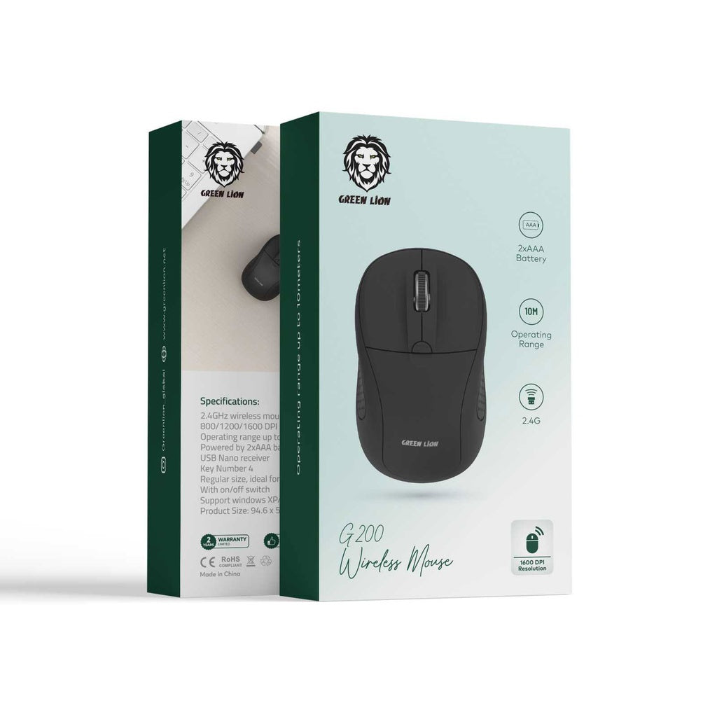 Wireless Mouse Green Lion G200