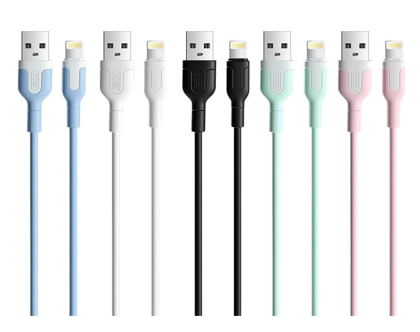 Fast Charging USB Cable XO-NB212 Lightning/Type-C/Micro