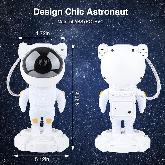 Astronaut Light Projector, Bluetooth Music Speaker, Star Projector Galaxy ,Astronaut Nebula Galaxy Projector Night Light.