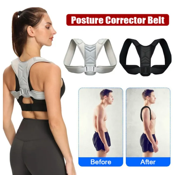 Adjustable Posture Corrector Back Support Strap Brace Shoulder Spine Support Lumbar Posture Orthopedic Belts for Women Men