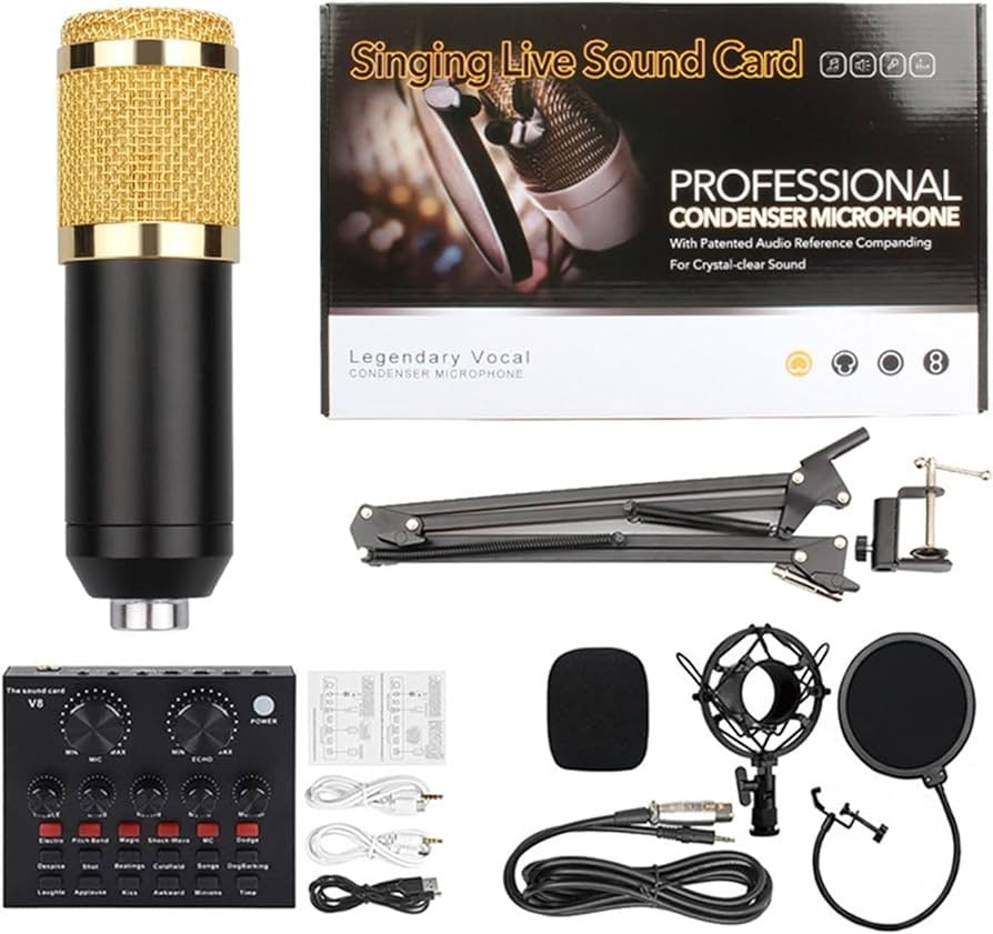 PROFESSIONAL UPGRADED LEGENDARY VOCAL CONDENSER with MICROPHONE