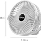 USB Rechargeable Small Ceiling Fan Portable Outdoor Indoor Hanging Fan Desktop Mini Multi-Function Fan