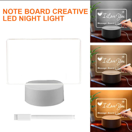Led Note Board Lamp