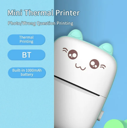 Pocket Mini Printer, Bluetooth Wireless Mini Thermal Printer