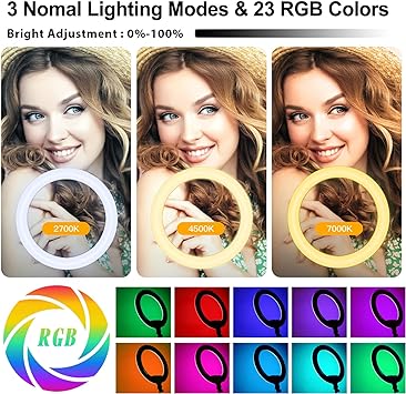 Ring Fill Light RGB LED 18" 45CM