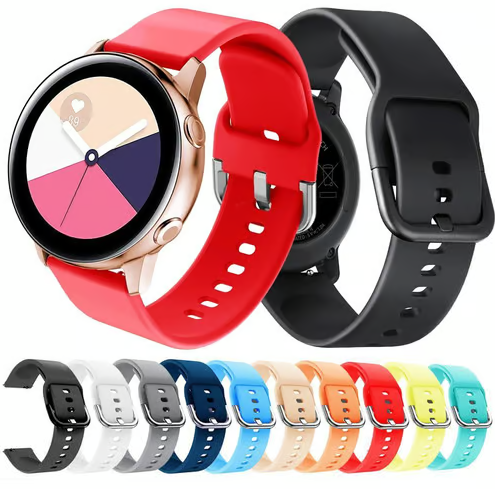 Silicone Watch Bands For Samsung smart watches 20mm